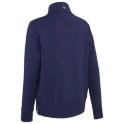 Callaway Ladies ¼ Zip With Side Shirt Peacoat (410) -Callaway P CGKFC094CALLAWAYSHIRTPEACOAT410LADIES 1 L