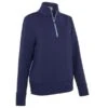 Callaway Ladies ¼ Zip With Side Shirt Peacoat (410) -Callaway P CGKFC094CALLAWAYSHIRTPEACOAT410LADIES L
