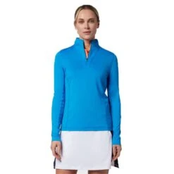 Callaway Ladies ¼ Zip Chev Top Blue Sea Star (476) 11 Callaway Ladies ¼ Zip Chev Top Blue Sea Star (476) -Callaway P CGKFC0A0CALLAWAYTOPBLUESEASTAR476LADIES 3 L