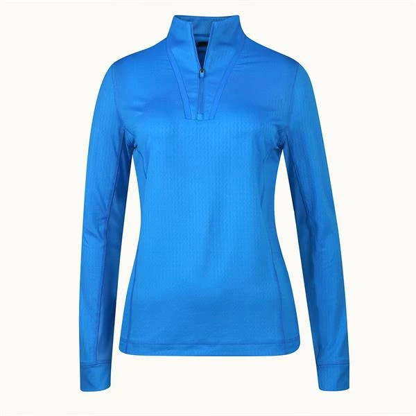 Callaway Ladies ¼ Zip Chev Top Blue Sea Star (476) 5 Callaway Ladies ¼ Zip Chev Top Blue Sea Star (476) - Image 3