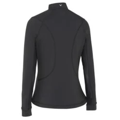 Callaway Ladies ¼ Zip Chev Top Caviar (002) -Callaway P CGKFC0A0CALLAWAYTOPCAVIAR002LADIES 1 L