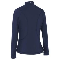 Callaway Ladies ¼ Zip Chev Top Peacoat (410) -Callaway P CGKFC0A0CALLAWAYTOPPEACOAT410LADIES 1 L