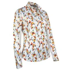 Callaway Ladies Shift Geo Printed SP Top White (123) 10 Callaway Ladies Shift Geo Printed SP Top White (123) -Callaway P CGKJSD27CALLAWAYTOPWHITE123LADIES 2 L