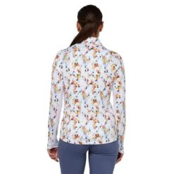 Callaway Ladies Shift Geo Printed SP Top White (123) 12 Callaway Ladies Shift Geo Printed SP Top White (123) -Callaway P CGKJSD27CALLAWAYTOPWHITE123LADIES 4 L