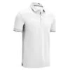 Callaway Gents Hex Opti Stretch Polo Shirt Bright White (100) -Callaway P CGKS8089CALLAWAYSHIRTWHITE100GENTS 4 L