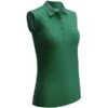Callaway Ladies Solid Knit Sleeveless Polo Shirt Green (324) 1 Callaway Ladies Solid Knit Sleeveless Polo Shirt Green (324) -Callaway P CGKSA0A4CALLADIESSOLIDKNITSSPOLOGREEN324 L