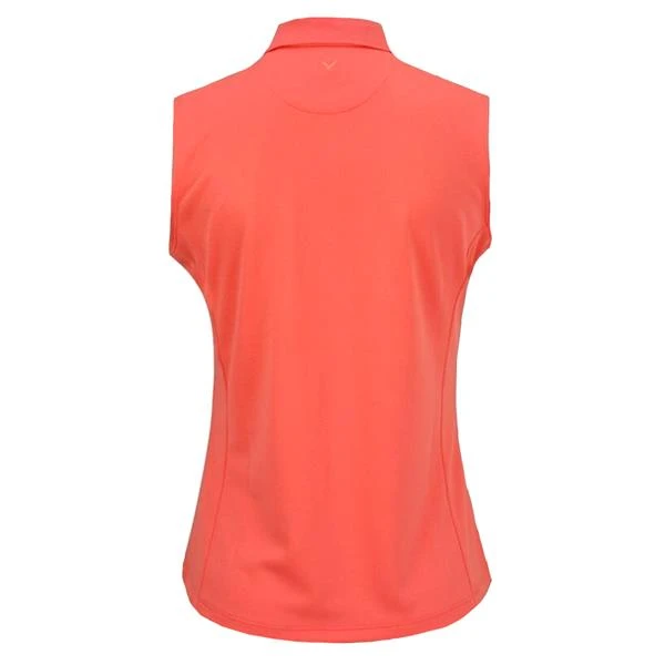 Callaway Ladies Solid Knit Sleeveless Polo Shirt Dubarry (842) 4 Callaway Ladies Solid Knit Sleeveless Polo Shirt Dubarry (842) - Image 2