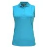 Callaway Ladies Solid Knit Sleeveless Polo Shirt Spring Break (983) -Callaway P CGKSA0A4CALLAWAYSHIRTSPRINGBREAK983LADIES L