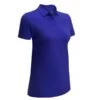 Callaway Ladies Solid Swing Polo Shirt Mazarine Blue (434) -Callaway P CGKSA0A7CALLADIESSOLIDSWINGPOLOBLUE434 L