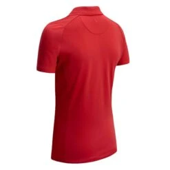 Callaway Ladies Solid Swing Polo Shirt Tango Red (613) -Callaway P CGKSA0A7CALLADIESSOLIDSWINGPOLOTANGORED613 1 L