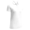 Callaway Ladies Solid Swing Polo Shirt Brilliant White (123) -Callaway P CGKSA0A7CALLADIESSOLIDSWINGPOLOWHITE123 2 L