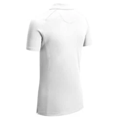 Callaway Ladies Solid Swing Polo Shirt Brilliant White (123) -Callaway P CGKSA0A7CALLADIESSOLIDSWINGPOLOWHITE123 3 L