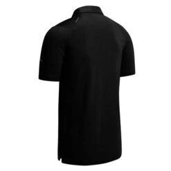 Callaway Gents Swing Tech™ Solid Polo Shirt Caviar (002) -Callaway P CGKSA0D7CALLAWAYSHIRTCAVIAR002GENTS 1 L