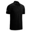 Callaway Gents Swing Tech™ Solid Polo Shirt Caviar (002) -Callaway P CGKSA0D7CALLAWAYSHIRTCAVIAR002GENTS L