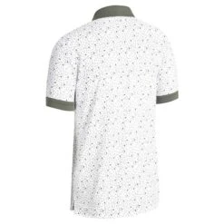Callaway Gents All Over Geo Printed Polo Shirt White (100) -Callaway P CGKSB095CALLAWAYSHIRTBRIGHTWHITE100GENTS 1 L