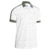 Callaway Gents All Over Geo Printed Polo Shirt White (100) -Callaway P CGKSB095CALLAWAYSHIRTBRIGHTWHITE100GENTS L