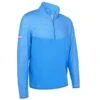 Callaway Gents Odyssey Chillout ¼ Zip Fleece Blue (496) -Callaway P CGKSB0B0CALLAWAYFLEECEBLUE496GENTS L