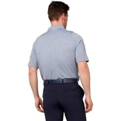 Callaway Gents Ventilated Heathered Polo Shirt Blue Horizon (435) -Callaway P CGKSB0K7CALLAWAYSHIRTBLUE435GENTS 1 L
