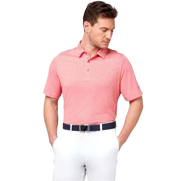 Callaway Gents Ventilated Heat Polo Shirt Teaberry (647) 4 Callaway Gents Ventilated Heat Polo Shirt Teaberry (647) - Image 2