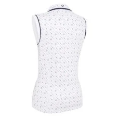 Callaway Ladies Allover Geometric Strawberry Polo Shirt White (123) 7 Callaway Ladies Allover Geometric Strawberry Polo Shirt White (123) -Callaway P CGKSC019CALLAWAYSHIRTWHITE123LADIES 1 L