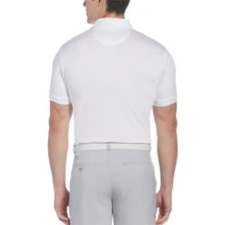 Callaway Gents Asymmetrical Mural Print Polo Shirt Bright White (100) -Callaway P CGKSC025CALLAWAYSHIRTWHITE100GENTS 3 L