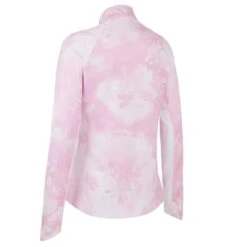 Callaway Ladies Tye Dye Sun Protection Top Pastel - Lavender (697) -Callaway P CGKSC048CALLAWAYTOPPASTELLAVENDERLADIES 5 L