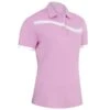 Callaway Ladies Color Block Polo Pink (676) -Callaway P CGKSC050CALLADIESCOLORBLOCKPOLOPINK676 L