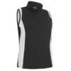 Callaway Ladies Colour Block Snap Polo Caviar (002) -Callaway P CGKSC051CALLADIESCBLOCKSNAPPOLOCAVIAR002 L