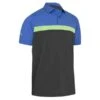 Callaway Gents Soft Touch Colour Block Polo Shirt Magnetic Blue (974) -Callaway P CGKSC096CALLAWAYSHIRTMAGNETICBLUE974GENTS L