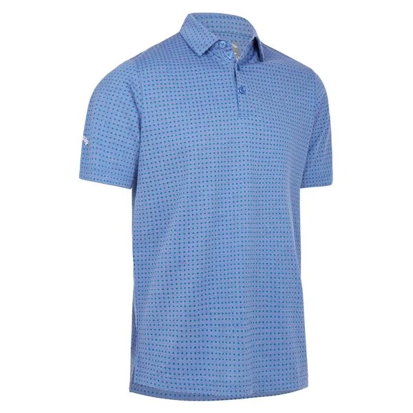 Callaway Gents Soft Touch Micro Print Polo Shirt Amparo Blue (975) 3 Callaway Gents Soft Touch Micro Print Polo Shirt Amparo Blue (975)