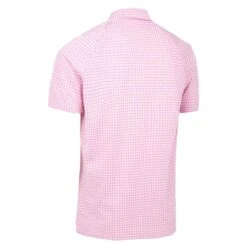 Callaway Gents Soft Touch Micro Print Polo Shirt Pink Sunset (667) -Callaway P CGKSC097CALLAWAYSHIRTPINKSUNSET667GENTS 1 L