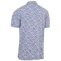 Callaway Gents Filtered Floral Polo Shirt Caviar (002) -Callaway P CGKSC0B1CALLAWAYSHIRTCAVIAR002GENTS 1 L
