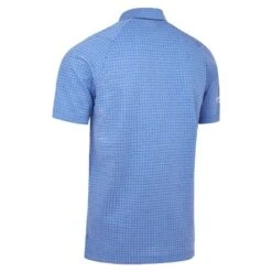 Callaway Gents Soft Touch Micro Print Polo Shirt Amparo Blue (952) -Callaway P CGKSC0K4CALLAWAYSHIRTAMPAROBLUE975GENTS 1 L