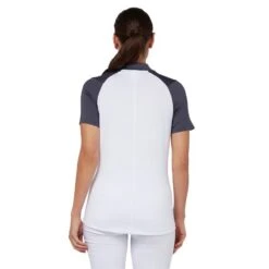 Callaway Ladies Textured Floral TopWhite (123) -Callaway P CGKSD012CALLAWAYTOPWHITE123LADIES 4 L