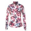 Callaway Ladies Brushed Floral Sun Protection Top Fruit Dove (683) -Callaway P CGKSD013CALLAWAYTOPFRUITDOVE683LADIES L