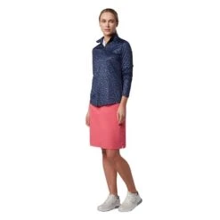 Callaway Ladies Shape Shifter Sun Protection Top Peacoat (410) -Callaway P CGKSD017CALLAWAYTOPPEACOAT410LADIES 4 L