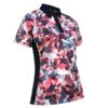 Callaway Ladies Short Sleeve Floral Polo Top Fruit Dove (683) -Callaway P CGKSD023CALLAWAYTOPFRUITDOVE683LADIES L