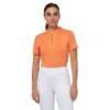 Callaway Ladies Sleeve Tonal Texture Heather Polo Nectarine Heather (820) -Callaway P CGKSD037CALLAWAYPOLONECTARINEHEATHER820LADIES L