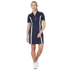 Callaway Ladies Colourblock Dress Peacoat - White (965) -Callaway P CGQSB027CALLAWAYDRESSPEACOATWHITE965LADIES 3 L