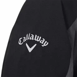 Callaway Gents ¼ Zip Water Resistant Wind Jacket Caviar (002) -Callaway P CGRF90D4CALLAWAYJACKETCAVIAR002GENTS 2 L